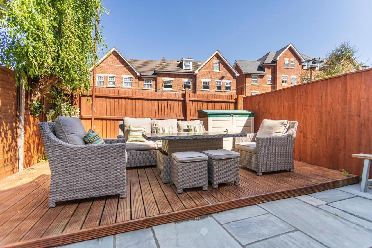 Modern 3 Bed, Heart Of Ashley Cross, 5 Mins To Sandbanks Poole Esterno foto